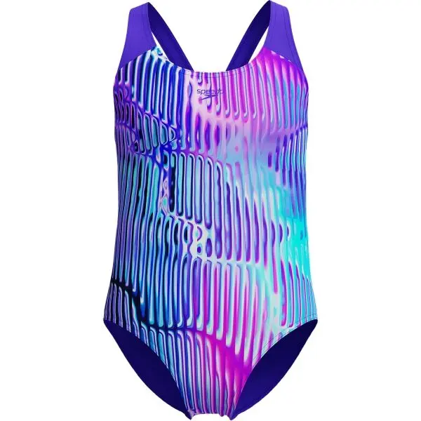 Speedo Speedo SPLASHBACK Момичешки спортен цял бански, лилаво, размер 15-16Y