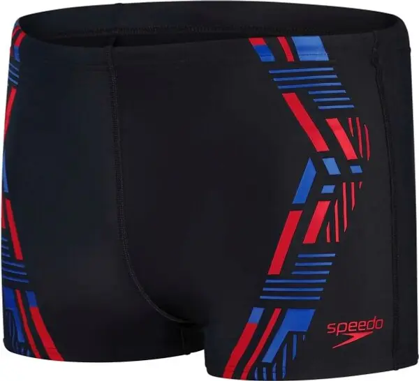 Speedo Speedo TECH PRINT AQUASHORT Мъжки бански, черно, размер