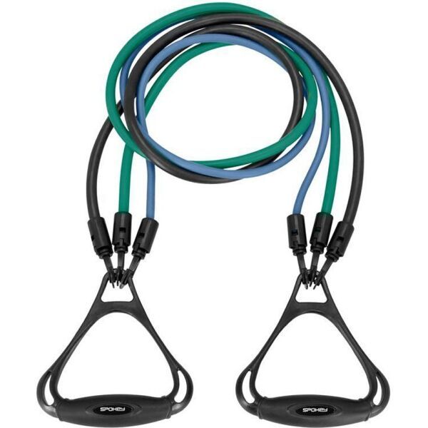 Spokey Spokey BACKER SET Фитнес ластици, черно, размер