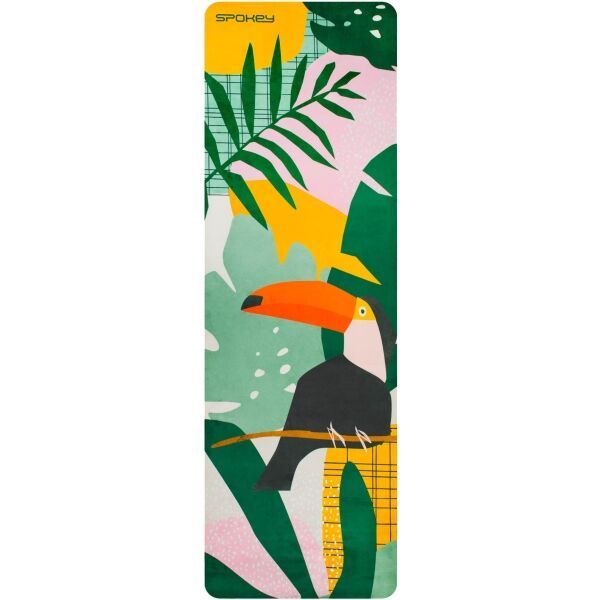 Spokey Spokey HOME JUNGLE Велурена йога постелка, микс, размер