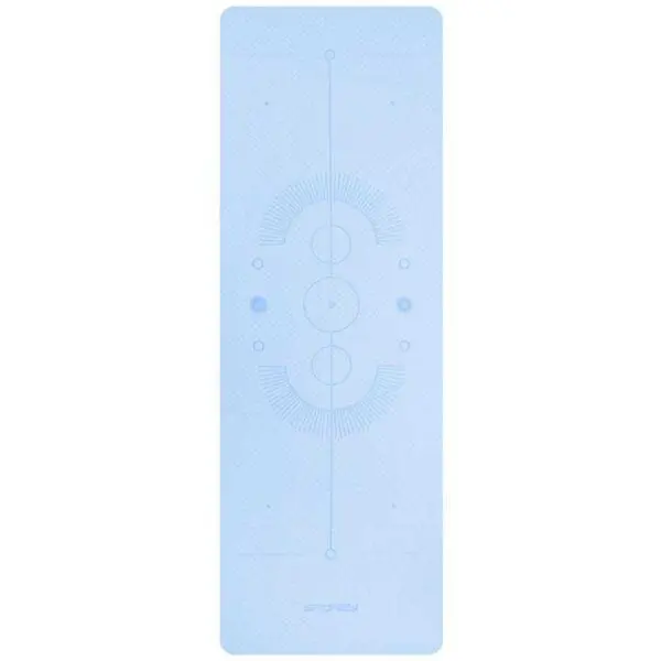 Spokey Spokey MANDALA Постелка за йога, светлосиньо, размер