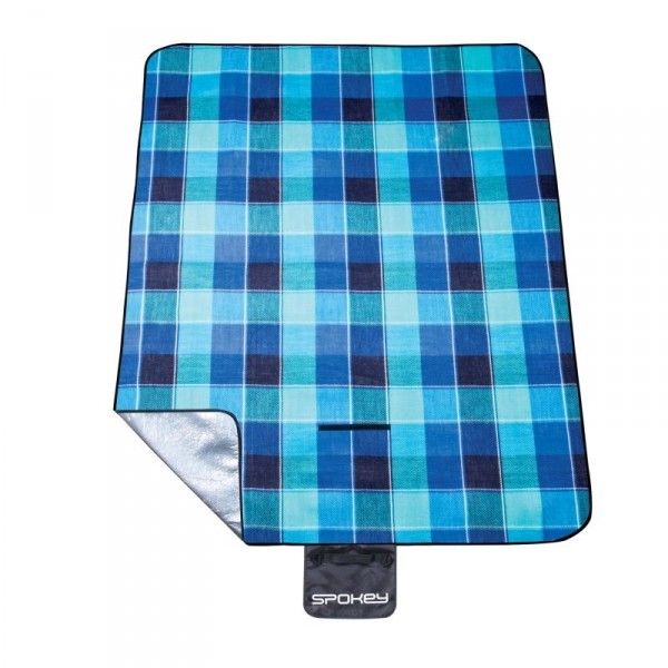 Spokey Spokey PICNIC FLANNEL 180X150 Одеяло за пикник, синьо, размер