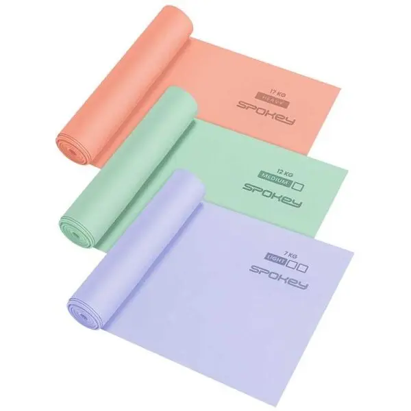 Spokey Spokey RIBBON TEX SET Комплект от 3 ластици за упражнения, микс, размер