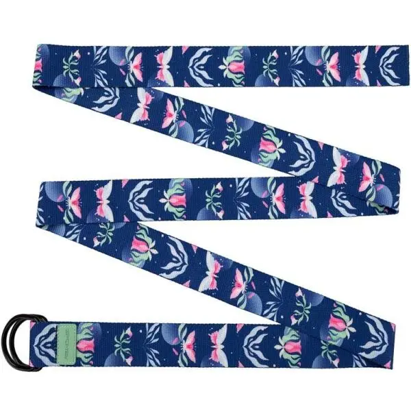 Spokey Spokey THE BLOOM BELT Колан за йога, тъмносин, размер