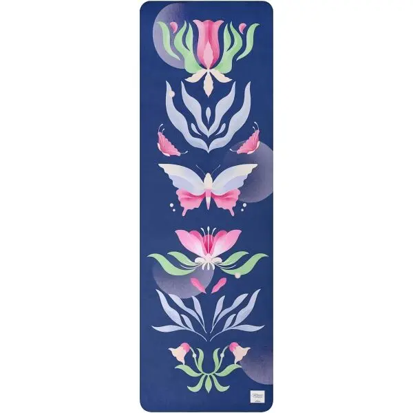 Spokey Spokey THE BLOOM MAT Постелка за йога, тъмносин, размер