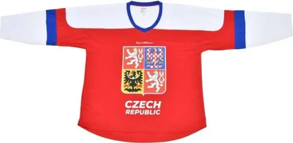 SPORT TEAM SPORT TEAM ČR Фланелка за хокей, червено, размер