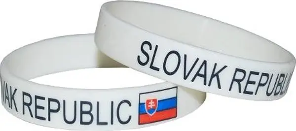 SPORT TEAM SPORT TEAM NÁRAMEK SILIKON SR 2 Силиконова гривна, бяло, размер