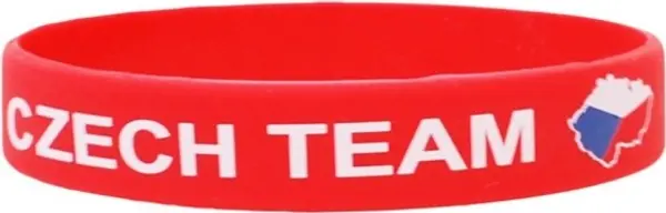 SPORT TEAM SPORT TEAM СИЛИКОНОВА ГРИВНА ЧР 3 Силиконова гривна, червено, размер