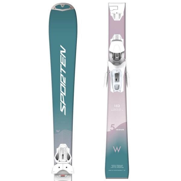 Sporten Sporten IRIDIUM 5 W + VIST VSP 311 Дамски ски за спускане, зелено, размер