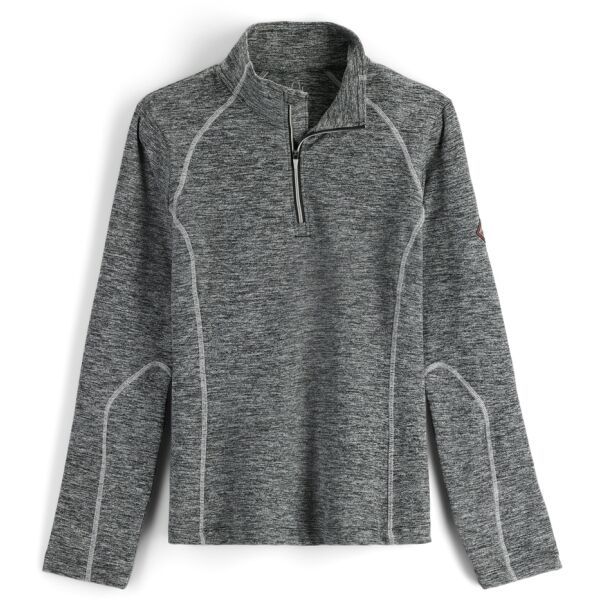 Spyder Spyder ACCORD Дамско поло за ски с цип, тъмносиво, размер