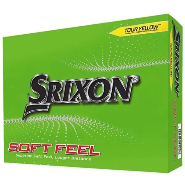 SRIXON SRIXON SOFT FEEL 12 pcs Топчета за голф, жълто, размер