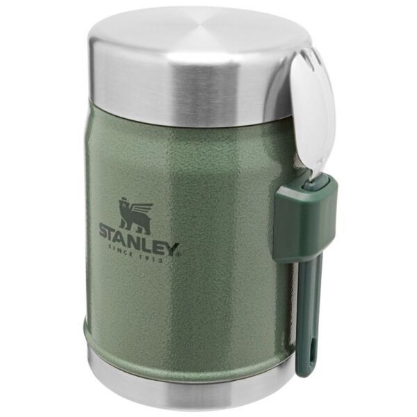 STANLEY STANLEY LEGENDARY CLASSIC 400ml Термос за храна с лъжица/вилица, зелено, размер