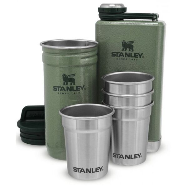 STANLEY STANLEY ADVENTURE SERIES 250ml Плоска бутилка + малки чашки, зелено, размер os