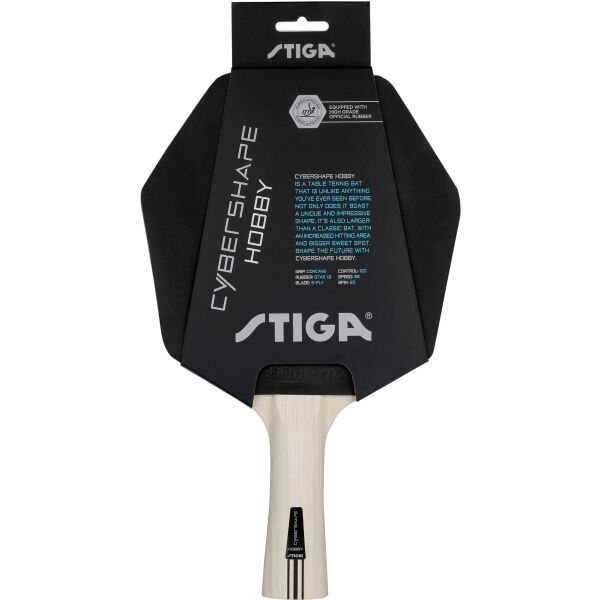 Stiga Stiga CYBERSHAPE HOBBY Хилка за тенис на маса, черно, размер