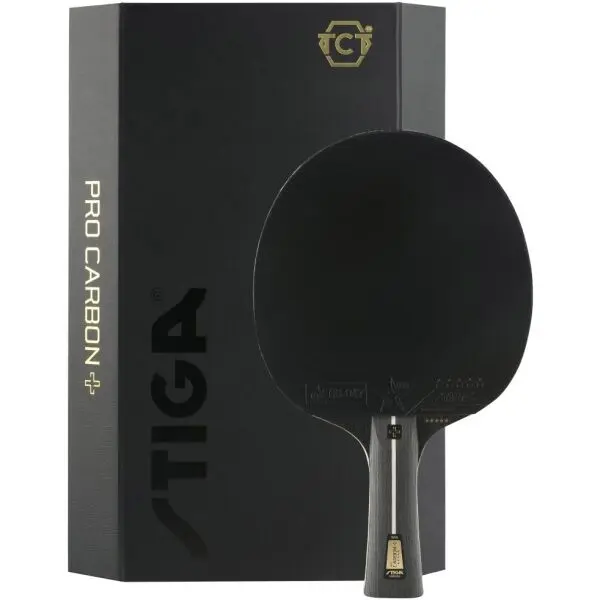 Stiga Stiga PRO CARBON+ 5 STAR Хилка за тенис на маса, черно, размер