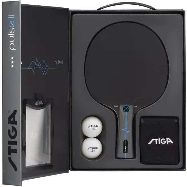 Stiga Stiga PULSE BOX II 3 STAR Хилка за тенис на маса, черно, размер