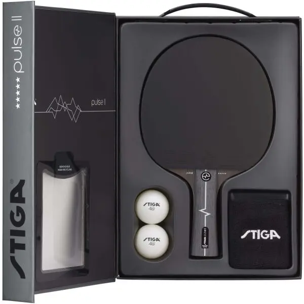 Stiga Stiga PULSE BOX II 5 STAR Комплект за пинг-понг, черно, размер