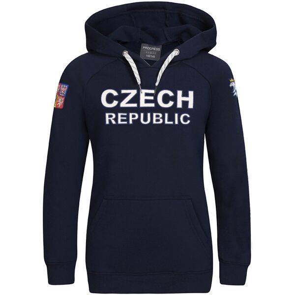 Střída Střída CZECH HOODY JR Детски суитшърт, тъмносин, размер