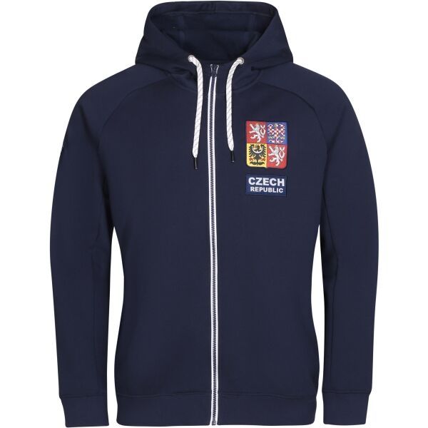 Střída Střída CZECH HOODY Мъжки суитшърт, тъмносин, размер