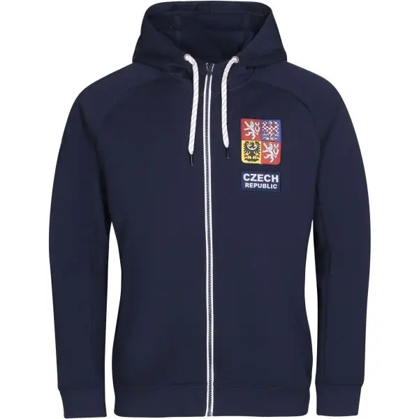 Střída Střída CZECH HOODY Мъжки суитшърт, тъмносин, размер