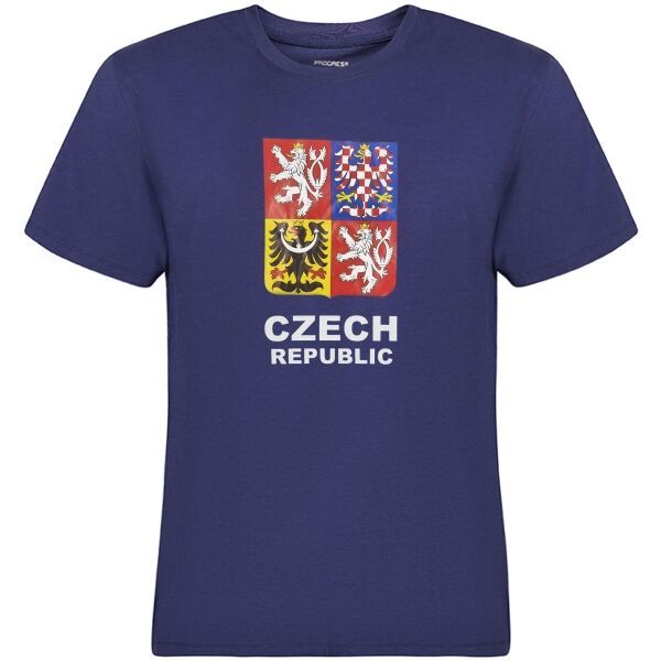 Střída Střída CZECH T-SHIRT Мъжка тениска, тъмносин, размер