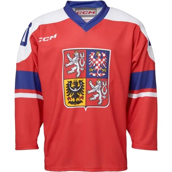 Střída Střída FAN ČR ČERVENKA Фланелка за хокей, червено, размер