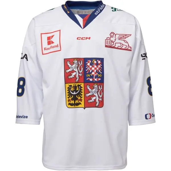 Střída Střída FAN ČR EHT PASTRŇÁK Фланелка за хокей, бяло, размер