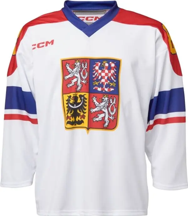 Střída Střída FAN ČR PASTRŇÁK Фланелка за хокей, бяло, размер