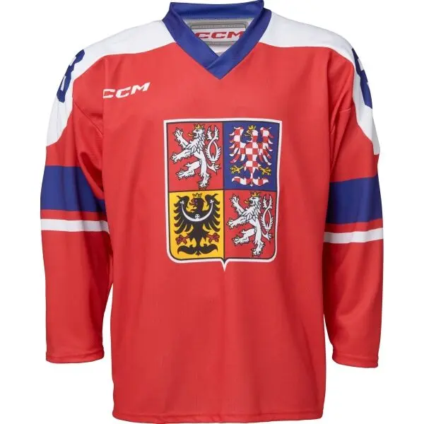 Střída Střída FAN ČR PASTRŇÁK Фланелка за хокей, червено, размер