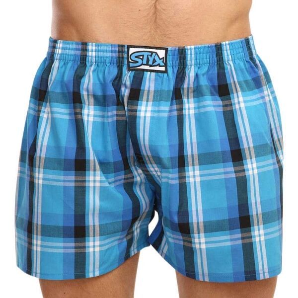 Styx Styx MEN'S BOXERS SHORTS CLASSIC RUBBER Мъжки боксерки, синьо, размер