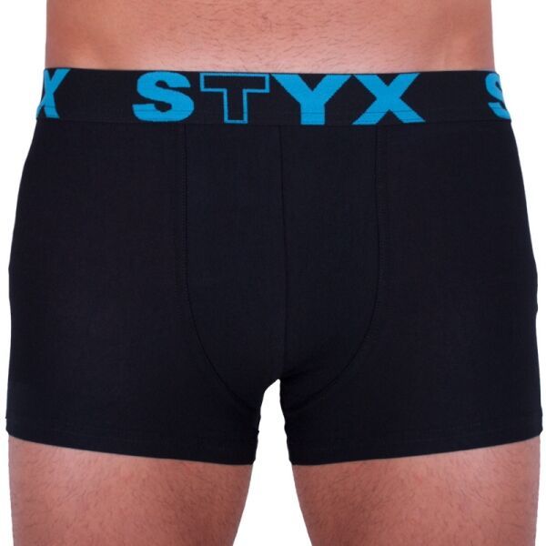 Styx Styx MEN'S BOXERS SPORTS RUBBER Мъжки боксерки, черно, размер S