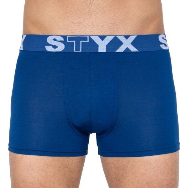 Styx Styx MEN'S BOXERS SPORTS RUBBER Мъжки боксерки, синьо, размер S