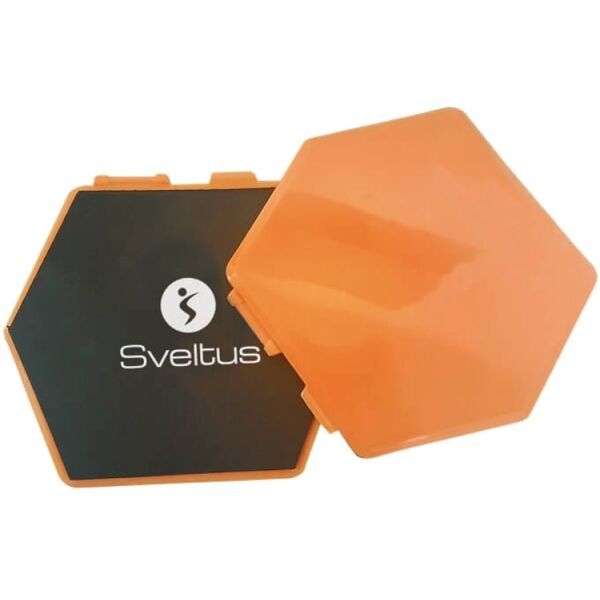 SVELTUS SVELTUS FUNCTIONAL SLIDER x2 + POSTER Тренировъчни подложки, черно, размер