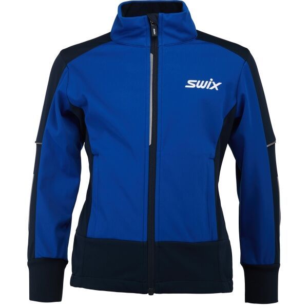 Swix Swix DYNAMIC Детско яке за ски бягане, синьо, размер