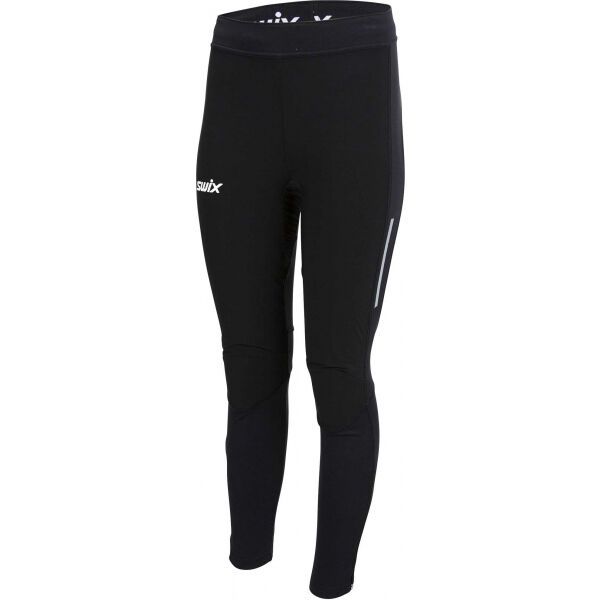 Swix Swix FOCUS WIND TIGHTS Проветрив еластичен дамски клин, черно, размер