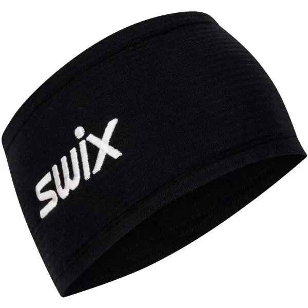 Swix Swix HEAT WOOL Вълнена лента за глава, черно, размер L/XL