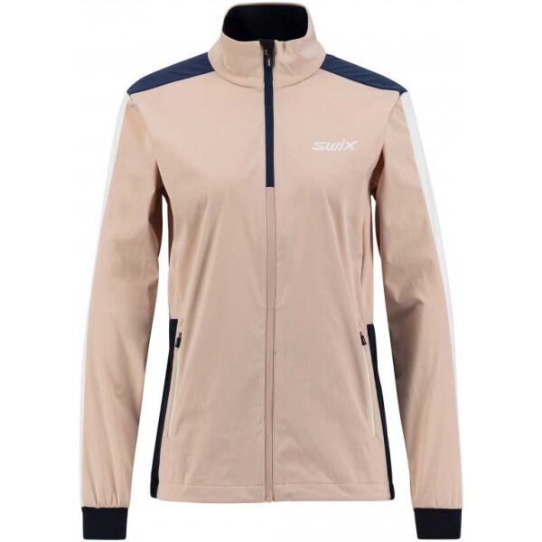 Swix Swix CROSS W Дамско спортно яке, цвят сьомга, размер XL