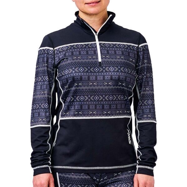 Swix Swix TISTA Дамски функционален суитшърт, черно, размер XS