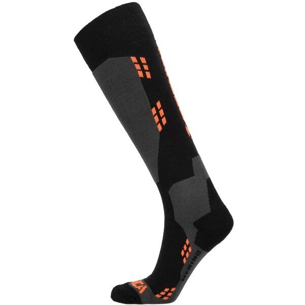 Tecnica Tecnica MERINO SKI SOCKS Скиорски три четвърти чорапи, черно, размер