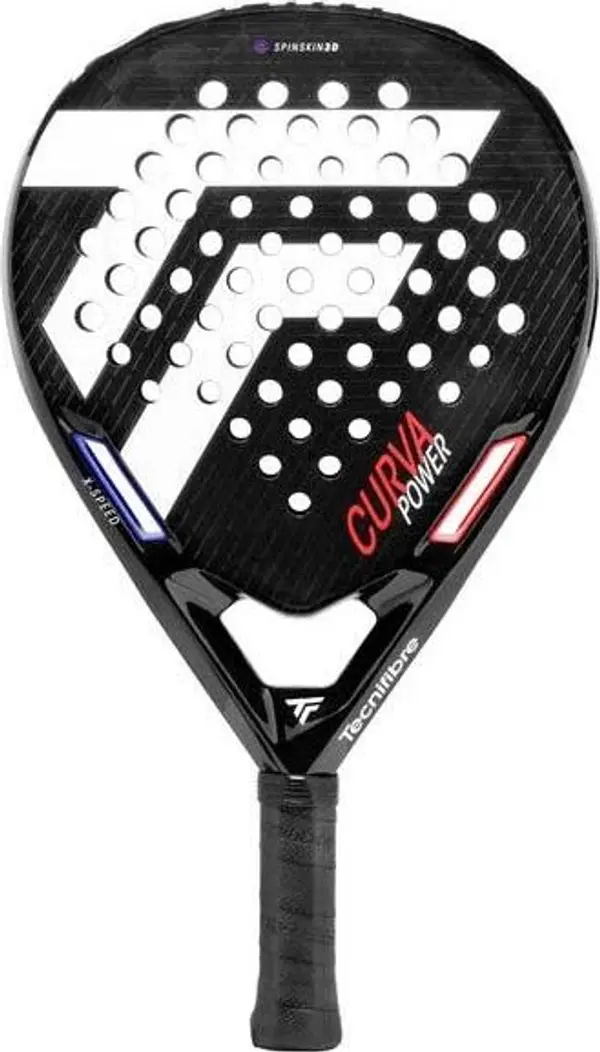 TECNIFIBRE TECNIFIBRE CURVA POWER Падел ракета, черно, размер