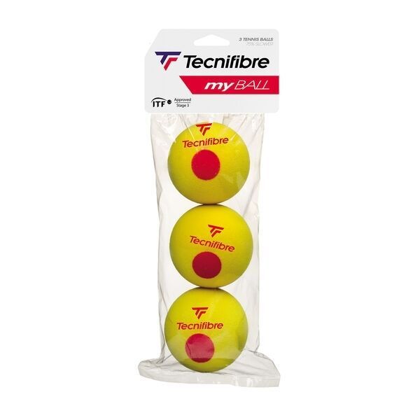 TECNIFIBRE TECNIFIBRE MY BALLS Детски топки за тенис, жълто, размер