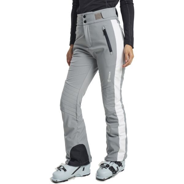 TENSON TENSON GRACE SOFTSHELL SKI W Дамски ски панталони от софтшел, сиво, размер