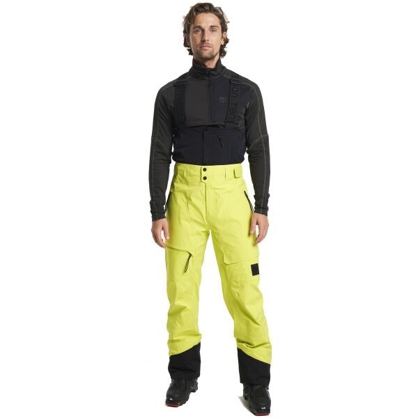 TENSON TENSON SHIBUI SHELL Мъжки панталони от ски алпинизъм, жълто, размер
