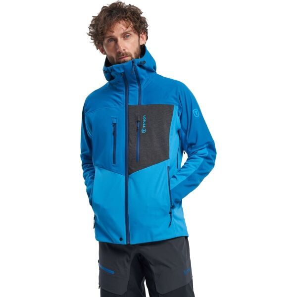 TENSON TENSON TOURING SOFTSHELL M Мъжко яке, синьо, размер