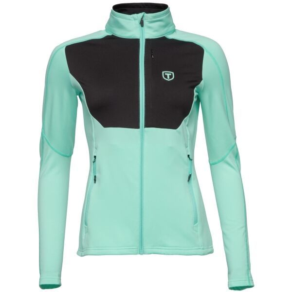 TENSON TENSON TXLITE FULL ZIP Дамски функционален суитшърт, тюркоазено, размер