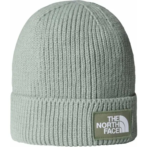 The North Face The North Face LOGO BOX Плетена шапка, светло-зелено, размер