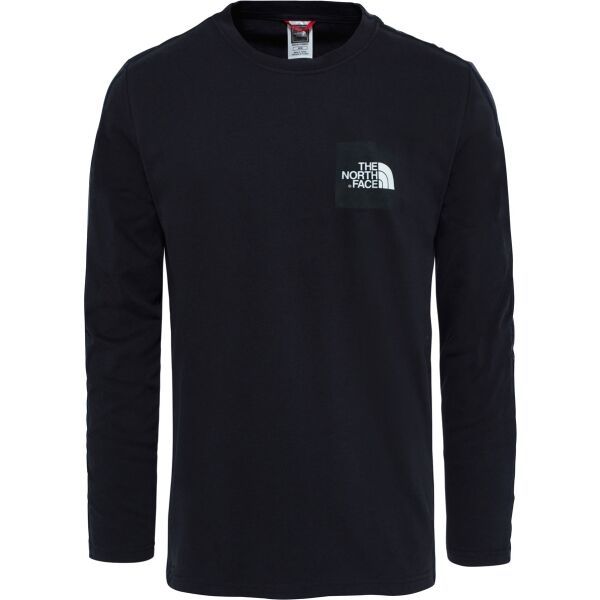The North Face The North Face M L/S FINE TEE Мъжка тениска, черно, размер