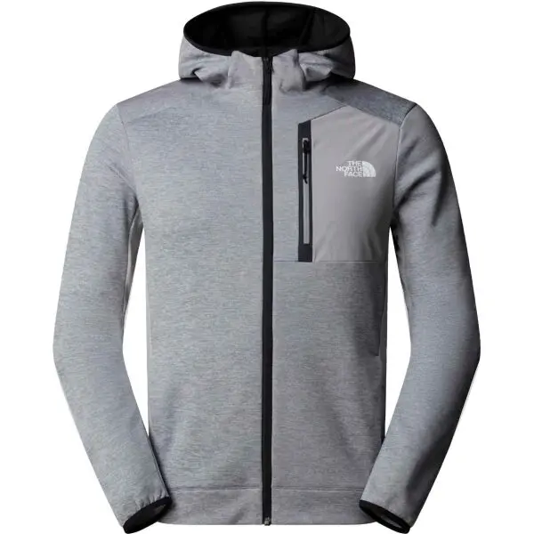 The North Face The North Face M MOUNTAIN ATHLETICS FLEECE FULL ZIP JAC Мъжки флийсов суитшърт, сиво, размер