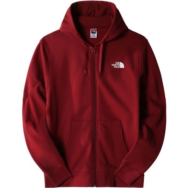The North Face The North Face M OPEN GATE FULLZIP HOODIE Мъжки суитшърт с качулка, винен, размер
