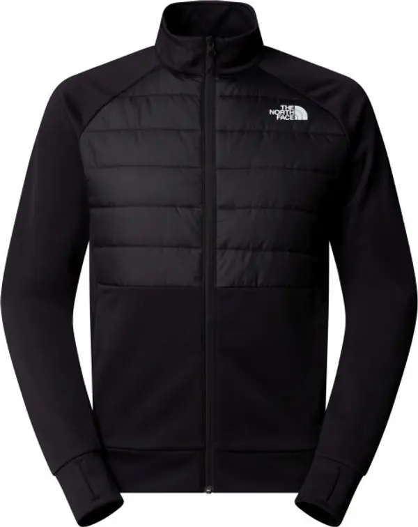 The North Face The North Face M REAXION 2.0 FLEECE HYBRID FULL ZIP JAC Мъжки хибриден суитшърт, черно, размер
